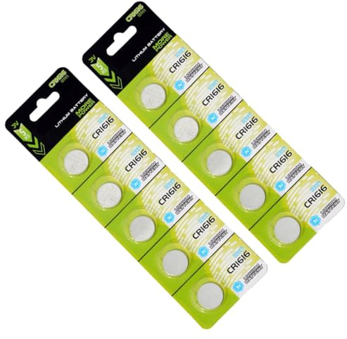 Pile bouton CR1620/CR1632/CR1616 3 V pour des performances constantes dans les appareils