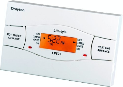 Drayton 25475 White LP522 5-Day/2-Day Programmer for Week/Weekend