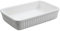 Mason Cash 2001.545 Collection Fine Stoneware Rectangular Baking and Serving Dish, Ceramic, White, 23 x 14 x 5 cm