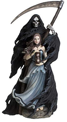 Nemesis Now Summon The Reaper Dekofigur, Kunstharz, 30 cm, Schwarz