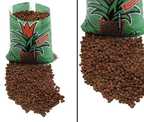 Blähton, Kugeln braun, 10 Liter Hydroton Füllmaterial für Übertöpfe Pflanzgefässe Pflanztopf