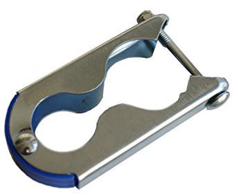 walexo Befestigungsklammern aus feuerverzinktem Stahl – rostfrei – passend für Trampolinstangen bis 28 mm und Trampolinfüße bis 40 mm – mit Abdeckung – einfache Montage