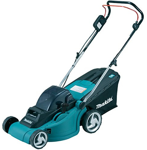 Makita DLM380PF4 Twin 18V (36V) Li-Ion LXT 38cm Lawn Mower Complete with 4 x 3.0 Ah Li-Ion Batteries and Twin Port Charger