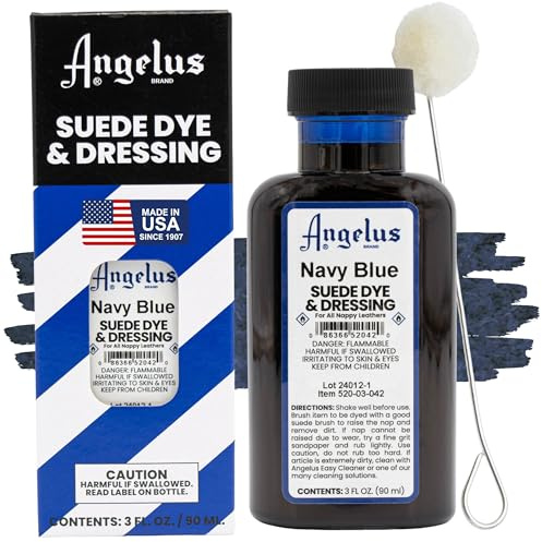 Angelus Suede Dye Navy Blue