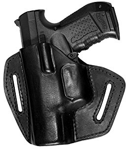 VlaMiTex UXLi Pistolen Leder Schnellziehholster für Walther P99 PPQ PK380 Umarex CP99 Linkshänder