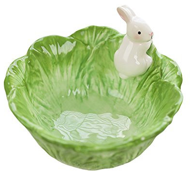 Wait Fly cute Cartoon cavolo con ciotole in ceramica a forma di coniglio riso ciotole da insalata/ciotole/scodelle/piattino