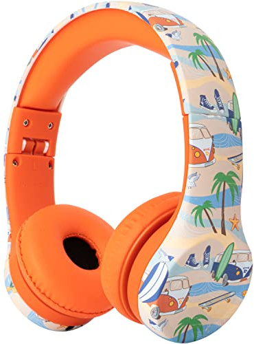 Snug Play+ Kids Headphones with Volume Limiting for Toddlers (Boys/Girls) - Beach