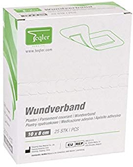 Teqler Pansement stérilisé 10 x 8 cm