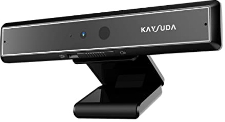 Kaysuda CA20 Gesichtserkennung USB IR Kamera für Windows Hello Windows 10, Webkamera bis zu 1080P (Einstiegslevel) mit omnidirektionalem Dual-Mikrofon für Videokonferenzen und Home Office