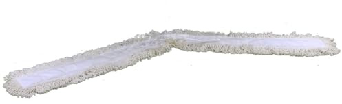 Axis Line 2x1m Scherenmop Ersatzbezug, Baumwolle & Polyester Wischbezug | Passend fuer Scherenmopp Halter mit 1m Schenkeln. Ideal fuer Parkett und Laminat dank 1,90m Gesamtwischflaeche. Ohne Halter.