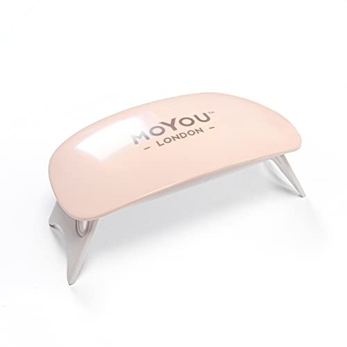 MOYOU LONDON Luce LED e UV per unghie in gel, leggera e compatta da 6 W, luce UV e LED con cavo di alimentazione USB da 5 V/1 A, lampada per smalto gel e altre forniture per unghie