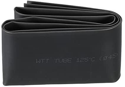 Rebower Calore Retraibile Tubo 2:1 Cavo Guaina Tubo Avvolgimento, [per Elettrico Isolamento Protezione] - 45mm Diametro/1m/Nero