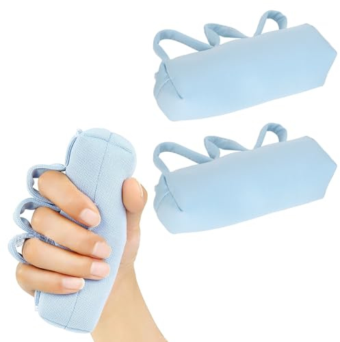 2 cuscinetti per palmo con impugnatura - Cuscinetto per palmo con divaricatore per dita lavabile e resistente al sudore per una presa migliore - Design ergonomico per utenti destrimani e mancini