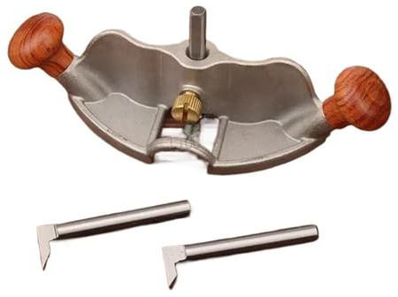 AVIMYA Woodworking Handheld Small Bottom Cleaning Planer Router Plane with Adjustment Knob Manual Slotting Planer Multifunctional Tool, 1 pcs