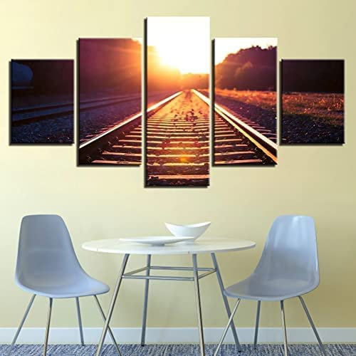 Kunstdrucke Gemälde 5 Teilig Leinwand Drucke,Wand Für Zuhause Malerei Wohnzimmer Wohnung Deko Modulare Bilder Snooker Acht-Ball-Billard Poster Hd Gedruckt, (Xxl/Ohne Rahmen 200 X 100 Cm) -8V4B-G9