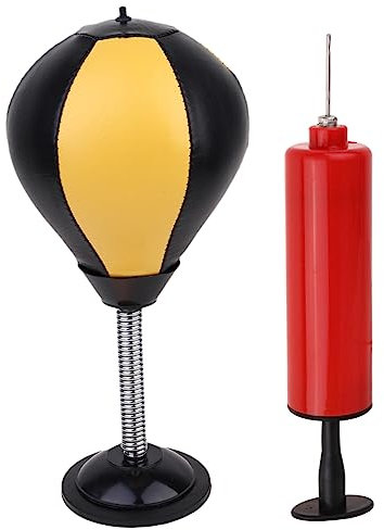 YARNOW 1Stk Schreibtisch-Punschball-Spielzeug Desktop-Punchball Desktop-Tasche Boxsack mit Saugnapf Boxball mit Saugnapf vertikaler Boxball Sandsack Entlüftungskugel