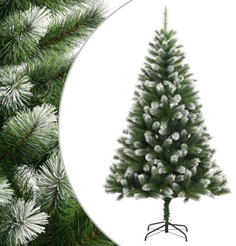 Künstlicher aufklappbarer Weihnachtsbaum mit beflocktem Schnee, 240 cm