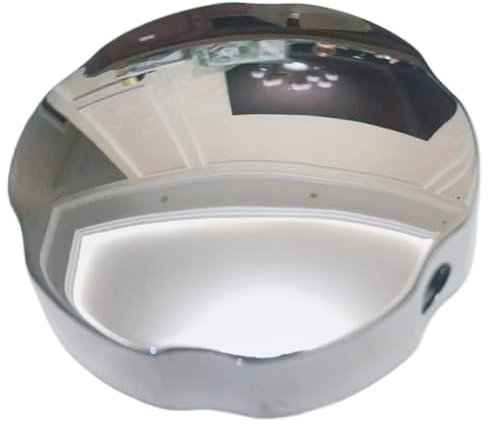 Amazleer Maniglia girevole per troppopieno vasca da bagno in lega di alluminio cromato manopola per vasche da bagno, pulsante di comando pop-up, accessori di scarico vasca da bagno (1)