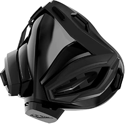 Trainingsfitnessmaske, Höhentrainingsmaske mit 8 Atemniveaus, simuliertes Höhentraining, doppelte Seite mit hohem Durchflusslufteinlass, für Läufer, Radfahrer und Sportler
