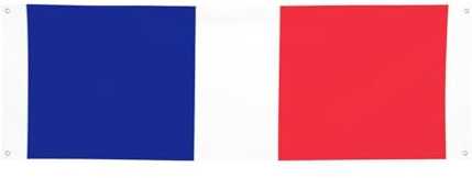 Bandiera francese Holiday Banner - 61 x 180,3 cm, perfetto per feste di festa
