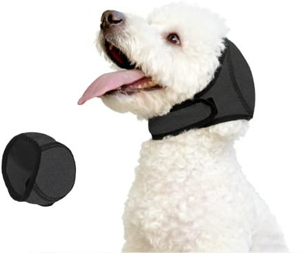 Olivvia Cuffie antirumore per cani, silenziose orecchie per cani, comode e regolabili, per alleviare l'ansia, ideali per temporali, fuochi d'artificio, viaggi e toelettatura, adatto per cani di