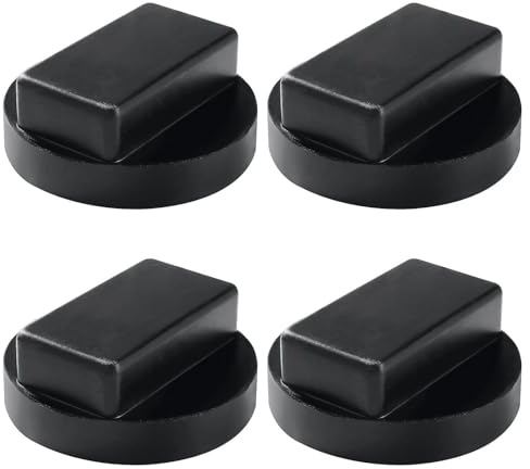 4 Stück Wagenheber Gummiauflage, Auto Wagenheberauflagen,Universelle Gummipuffer, Kann für Auto Hebebühnen Gummiblock Adapter, Unterstellbock Gummiblock, Jack Pad