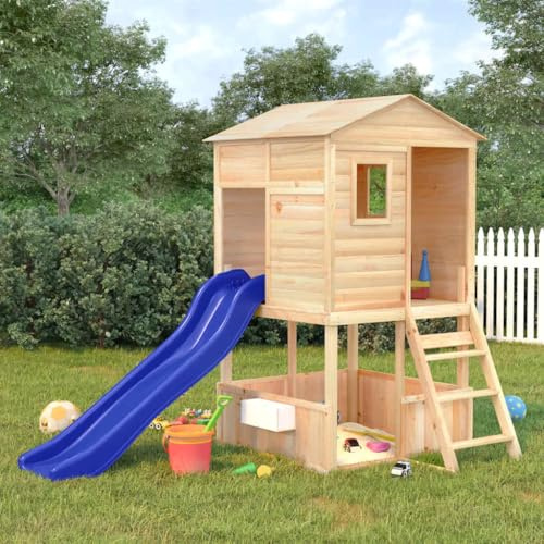 Solivagant Aire de Jeux d'extérieur Bois Massif de Sapin,(57.61 KG)-5011