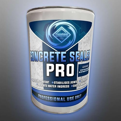 Concrete Pro GLOSS 10L - Block Paving & Imprinted Concrete Sealer - Gloss - 10L (2 x 5L Tubs) - For All Concrete Surfaces