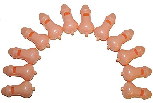 PARTY DISCOUNT ® Jungesellinnen Aufgepasst! Trillerpfeife Willy, 12 Stück