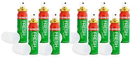10x Fresh MINT BREATH SPRAY Antibacterial ALCOHOL FREE Bad Breath & Smokers 20ml