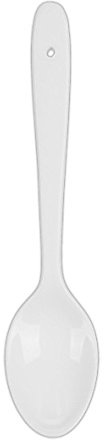 Holst Porzellan KPL 420 Löffel Esslöffel und Suppenlöffel 20 cm, weiß, 6 Einheiten | Ess-und Supperlöffel aus Porzellan, 6er Set