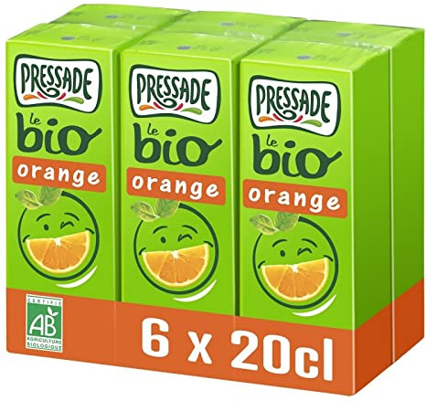 PRESSADE - Nectar Bio Orange 6X20Cl - L'unité