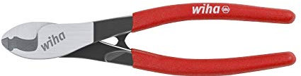 Wiha 43541 - Alicates para corte de cables Classic Klassiche Schneidenform., Hochwertiger C 70 Werkzeugstahl, vergütet. Ref. Z50221001 Cranberry 210 mm