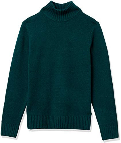Amazon Essentials Men's Långärmad mjuk tröja med polokrage, Skogsgrön, XXL