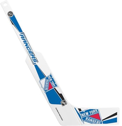 Mini Torwart Schläger Sher-Wood Goal NHL New York Rangers