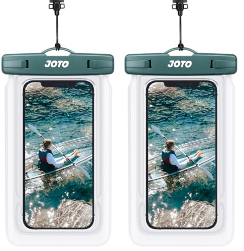 JOTO 2 Stück 6.9 Schwimmende Wasserdicht Handytasche Wassertasche Unterwasser Handyhülle für iPhone 17 16 15 14 13 12 11 Pro Max Plus Air/Galaxy S22 S21 A13 A53 und Weiteren Smartphones -Grün | Wasserdichte Taschen für iPhone 17 16 15 14 13 12 11 Pro Max Plus Galaxy Note Xiaomi Redmi Handy, Grün, 2 Stück