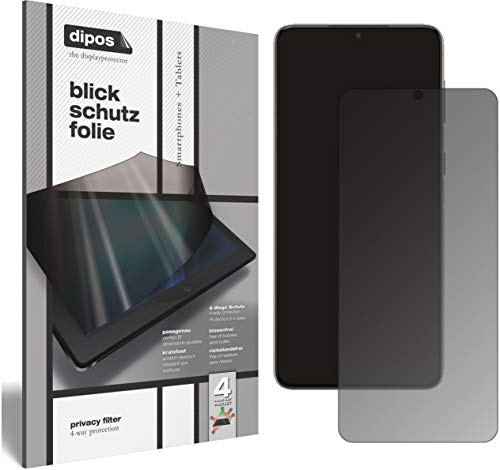 dipos Blickschutzfolie für Samsung Galaxy S21 FE | Displayschutz matt mit 4-Wege Sichtschutz-Effekt, Privacy Filter, passt perfekt, kratzfest, blasenfrei, selbstklebend