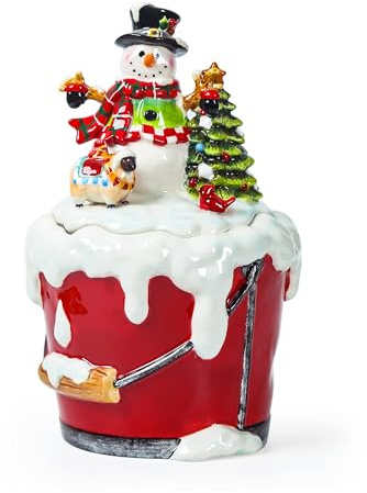 PEHOST Winter Holiday Home Collection, 27 cm hoch, Winterferien, Weihnachten, Schneemann, Keksdose