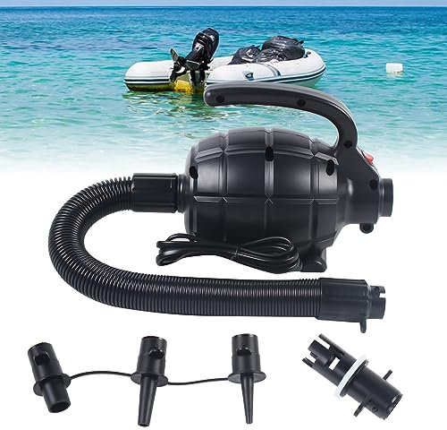 DiLiBee Electric Air Pump for Rubber Boat 220/600W Electric Pump, Paddling pools Pump for Air bed, Blow up Bed Pump for Camping Sports, Kids Paddling Pools & Toys