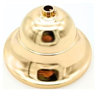 Rosone gigante D.110mm Oro lucido coppa copri fili in metallo per lampadari a soffitto
