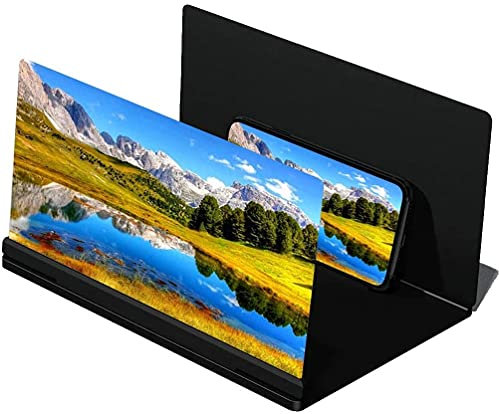 GaRcan Lente d'Ingrandimento Lente d'Ingrandimento per Telefono Cellulare - Amplificatore di Film per Smartphone 3D, ingranditore Schermo Telefono con Design Senza Bordi, Uni Portatile