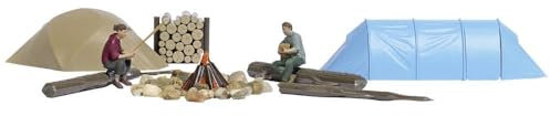 Busch H0 Action-Set Wildcamping Bausatz