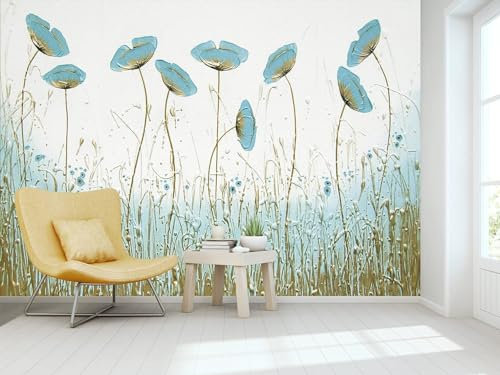 Naturempress Papier Peint Panoramique 150X105（LXH）Lotus Papier Peint Intissé Tapisserie Poster Mural pour Salon Chambre Décoration Murale