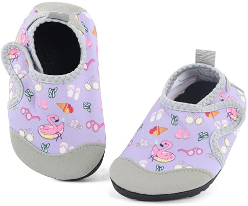 MASOCIO Badeschuhe Kinder Mädchen Junge Wasserschuhe Aquaschuhe Kleinkind rutschfeste Schnell Trocknend