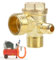 Clapet Anti Retour Compresseur 3 Voies Filetage 20 * 16 * 10mm Clapet Anti-Retour Piece pour Compresseur d'air de Soupape de Retenue 90 ° Mâle Fileté Pièces de rechange pour Outil de Tube de Raccord