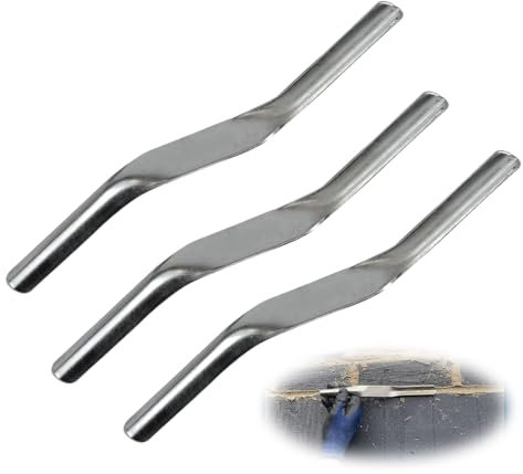 Brick Jointer Tool [Pack of 3] Double End Mortar Finishing Tool for Builders and Bricklayers，Brick Jointer Pointing Tool，Pointing Trowel，1/2 inch x 5/8 inch