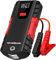 NEVERLAND Jump Starter Power Pack - 6000A Car Battery Booster Jump Starter (Up to 8.5L Gas & 8L Diesel), 4 Modes LED Lights Safe Jump Box for Car Battery, with 2 USB Ports Power Bank, Compass, Red
