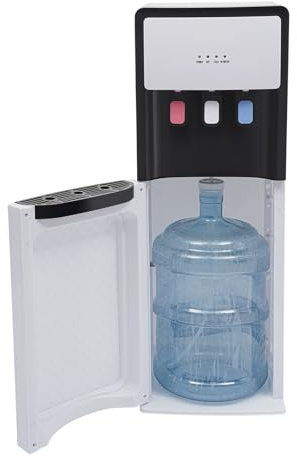 Dispenser per acqua con caricamento inferiore, Dispenser d'acqua da banco da 500W per acqua calda e fredda, 3 uscite Dispenser d'acqua potabile Raffreddatore d'acqua elettrico per uso privato e