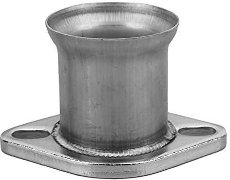 2 Bolzen Auspuff Flansch 3-Zoll Edelstahl Rohr zu 2,5 in Downpipe Turbo Auspuff Adapter