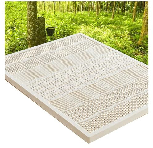 Latex-Matratze 90X200 cm, 100% Naturlatex-Matratzen Kompression Und Keine Verformung Weich Und Bequem, Schlichtes Design,160x190x3.5cm